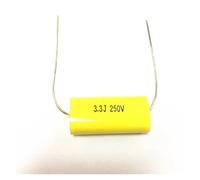 10pcs 3.3UF 250V Polypropylene Capacitor Axial Capacitor 250V 3.3uF MQXFCZUX