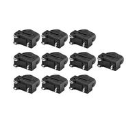 10pcs 3 pin 3 Gear Dryer Rocker 26 * 15 * 30 mm 10pcs Pin che lo rende compatto e salvaspazio Materiale robusto Realizzato in PA66 Questo interruttore è robusto (nero)