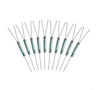 10PCS 3 Pin SPDT Vetro Reed Switch con Caratteristiche di Commutazione Veloce 0.25ms Risposta 0.05ms Rimbalzo per Sistemi in Tempo Reale