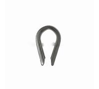 10pcs 304 in acciaio inossidabile m1.5 a m8 cavo argento corda thimbles hardware di rigging(M3)