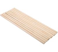 10pcs 30cm lungo Bastoncini di fai da te artigianale in legno bastoni piccoli bastoncini da costruzione in legno(8MM*30CM)