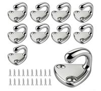 10Pcs 316 Acciaio Inox Per Telone Ganci Per Barca Rimorchio Deck Hardware Con Viti