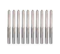 10PCS 3175mm Codolo Diametro con Bordo Acciaio Fresa 2 Scanalature CNC