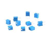 10PCS 3266W 3266 102 202 1M Potenziometro resistore trimmer regolabile multigiro 1K 2K 5K 10K 20K 50K 100K 200K(10K Ohm)