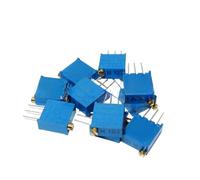 10PCS 3296W potenziometro resistenza regolabile di precisione multi-giro taglio 1K 2K 5K 10K 100K 103 100R Trimmer Potenziometro(200 Ohm)