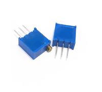 10pcs 3296W series resistanceohm Trimpot Trimmer Potentiometer 1K 2K 5K 10K 20K 50K 100K 200K 500K 1M NWPNLXEA(50K Ohm)