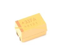 10pcs 330UF 337 6.3V 10V D E 7343 10% SMD 337A 337J Patch tantalum capacitor MQXFCZUX(10V E)