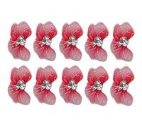 10Pcs 3D Fiore Unghie Fascino Colorato Resina Fiore 3D Fiore Fascino Per Unghie