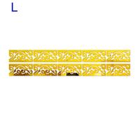 10PCS 3D Specchio Bagno Arte Kick Line Adesivo Parete Modello Decorazione Casa