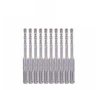 10Pcs 4 5 5.5 6 6.5mm Hammer Drill Bits Set 110mm Concrete Wall Brick Block Masonry Hole Saw Drilling 014(6.5x110mm 10pcs)