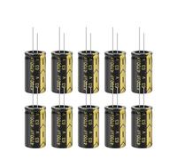10Pcs 4700uF 63V Aluminum Electrolytic Capacitor Kit 63V4700UF 22x40 High Frequency Low Capacitors Assortment Box Kits Capacitance Meters