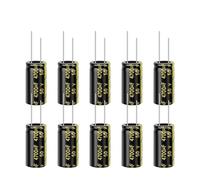 10Pcs 4700UF Aluminum Electrolytic Capacitor Kit 50V4700UF 18x35 High Frequency Low Capacitors Assortment Box Kits