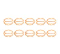 10Pcs 47mm Copper Cylinder Gasket | Compressor Sealing Gasket Replacement | High - Grade Manual Install Gasket for 47mm Cylinders | Oxidation Defiant & Long - lasting