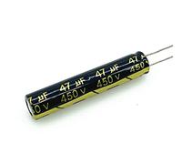 10pcs 47UF 450v 47UF Condensatore elettrolitico in alluminio Size13 * 50mm Elementi di accumulo di energia