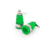 10Pcs 4mm Female Jack Binding Panel Test Socket Connector AUOQKQUT(Green)