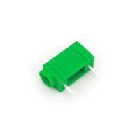 10Pcs 4mm Female Socket Right Angle PCB Insulated Jack Connector AUOQKQUT(10Pcs Green)