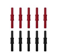10PCS 4MM Presa a Banana Adattatore Femmina Estensione Connettore Accoppiatore Spina a Banana Isolata Q.20009