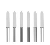 10pcs 4mm Shank V Groove Router Bits - Precision Tungsten Carbide Engraving Tools for Wood, Acrylic, PVC, and More(4x0.2x25D)