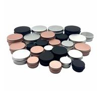 10PCS 5-50g Vuote Alluminio Latta Può Ricaricabile Trucco Polvere Crema Tanica