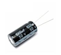 10PCS 50V1000UF 13 * 25mm 1000UF 50V 13 * 25 Aluminum electrolytic capacitor