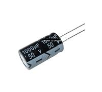 10pcs 50V1000UF 13 * 25mm 1000UF 50V 13 * 25 aluminum electrolytic capacitor Capacitance Meters