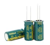 10PCS 50v2200uf 2200uf50v 16 * 31 50v 2200uf 16x31 Electro Electrolytic capacitor EKFBQBGW