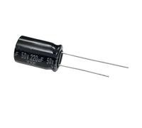 (10pcs) 50v220uF electrolytic capacitor 50V high-frequency long life 10 * 16mm capacitors ZDVHOMCB