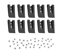 10Pcs 56X25mm Buchi Metallo Molla Cintura Guaina Clip Molletta Fibbie