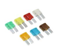 10PCS 5A 7.5A 10A 20A 25A 30A AMP Micro 2 Long Leg Fuse 9mmx15.5mm Mini M2 Long Foot Automobile Fuse Insert(20A)