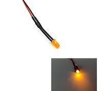 10pcs 5mm Pre-Wired Emitting Diodes with Resistance Bulb Lights 3V 5V6V9V 12V 24V 36V 48V 60V 110V 220V (Color : Orange, Size : 3V)