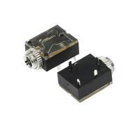 10pcs 5Pin 3.5mm Stereo Jack Socket PCB Panel for Headphone With Nut PJ-324M