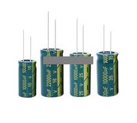 10PCS 6.3V 10V 16V 25V 35V 10000UF 22000UF Low Electrolytic Capacitor High Frequency Low Resistance Capacotor AUOQKQUT(35V10000UF 18X35)