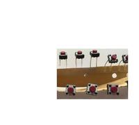 10PCS 6 * 6 * 5MM Plug-in 2-pin Touch SwitchMicro chiave quadrata rossa EVQ21505R