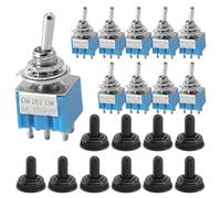 10pcs 6-Pin per for mini per for interruttore a levetta ON/ON ON/OFF/ON 125V per
