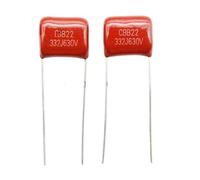 10pcs 63V 100V 250V 400V 450V 630V 2000V 103J 104J 105J 155J 223J 224J 225J 334J 474J 475J CBB Polypropylene Film Capacitor NWPNLXEA(400V223J-P10)