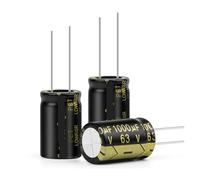 10Pcs 63V1000UF 16x25 Aluminum Electrolytic Capacitor High Frequency Low ±10% 2000Hours 105℃ DIY Capacitors MQXFCZUX