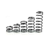 10pcs 65Mn bobina elicoidale cilindrica compressa assorbimento degli urti ritorno a compressione piccola molla molla posteriore WD 0.3mm(5mm (10PCS),7mm)