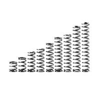 10pcs 65Mn Diametro filo 1,2 mm Bobina cilindrica Molla di compressione Ritorno a molla Molle compresse Pressione di rilascio Bobine in acciaio(60mm,13mm)