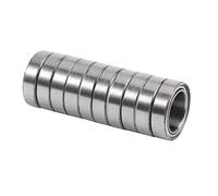 10pcs 6700ZZ Cuscinetto A Sfera Sottile Acciaio A Sezione Sottile A Parete Con Scanalatura Profonda Doppia Schermatura 10mm x 15mm x 4mm