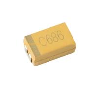10pcs 68UF 686 6.3V 10V 16V 25V A B C D E 3216 3528 6032 7343 10% SMD 686J 686A 686C 686E Patch tantalum capacitor NWPNLXEA(25V E)
