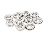 10pcs 698ZZ R-1980HH/698ZZ/F698ZZ/S698ZZ cuscinetto a flangia miniatura 8x19x6mm cuscinetti a sfere flangiati ad alta velocità Cuscinetto industriale(S698ZZ)
