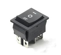 10pcs 6Pins KCD4 AC16A/20A 250V/125VAC DPDT Button Momentary Spring Returned On/Off/On Rocker Switches Controls Switches