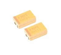 10PCS 6V 6.3V 10V 16V 25V 35V 50V 10UF 22UF 33UF 47UF 100UF 220UF 330UF 470UF D Type SMD Tantalum Capacitor MQXFCZUX(35V 10UF D)