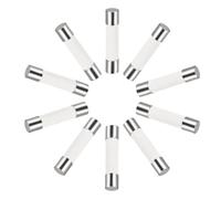 10Pcs 6x30mm Ceramic Cartridge Fuses Fast Blow Tube Fuses 250V 1 1.5 3.15 6.3 7 16A AMP Fuse For Protecting Electrical Circuit(1A)