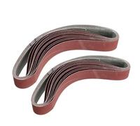 10pcs 760mm Sanding Belts For Angle Grinder Belt Sander Attachment Abrasive Tools 40 to 1000 Grit Nastro Abrasivo in Tessuto(180 Grit)