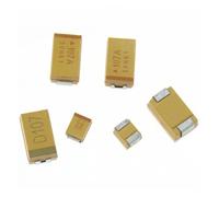 10pcs A B C D Type Tantalum Capacitor 100UF 0.22UF 1UF 4.7UF 10UF 22UF 33UF 47UF 6.3V 10V 16V 25V 35V 50V 3216 3528 6032 7343 CZAOINCU(A 25V2.2UF 225)
