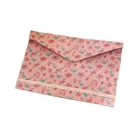 10pcs A4 File Folder Elegant Little Flowers Floral Large Capacity Document Bag Filing Briefcase Organizer Per Scrivania