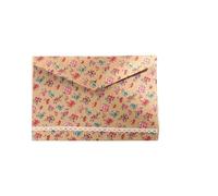 10pcs A4 File Folder Elegant Little Flowers Floral Large Capacity Document Bag Filing Briefcase Organizer Per Scrivania