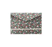 10pcs A4 Stationery Simple Elegant File Folder Paper Holder Floral Document Bag Canvas Felt Briefcase Per Scrivania