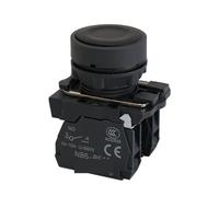 10Pcs AA31 Plastic Restart Power Start Stop Momentary Push Button Switch Normally Open NO NC Red Green Yellow 22mm(Green,1NO 1NC)